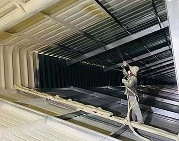 اسپرے فوم کے ساتھ چھتوں کی موصلیت